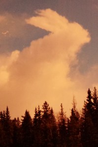 Giant Easter Bunny looms over JRR, Easter 2005