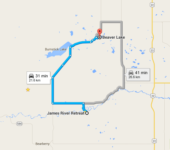 beaver lake map